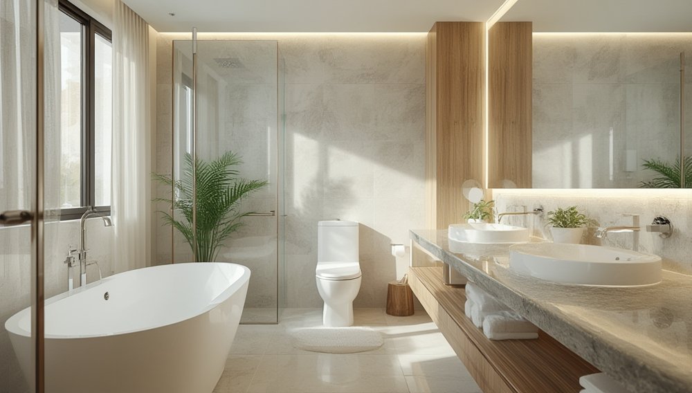 Energy-efficient bathroom - Illustration 1