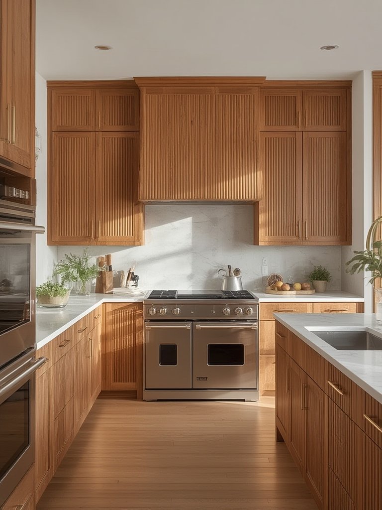 Fluted wood cabinets - Illustration 3