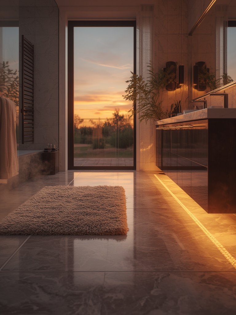 Heated bathroom floors - Illustration 3