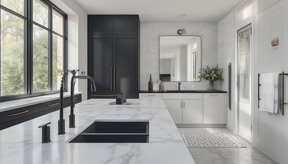 Matte black fixtures - Illustration 1