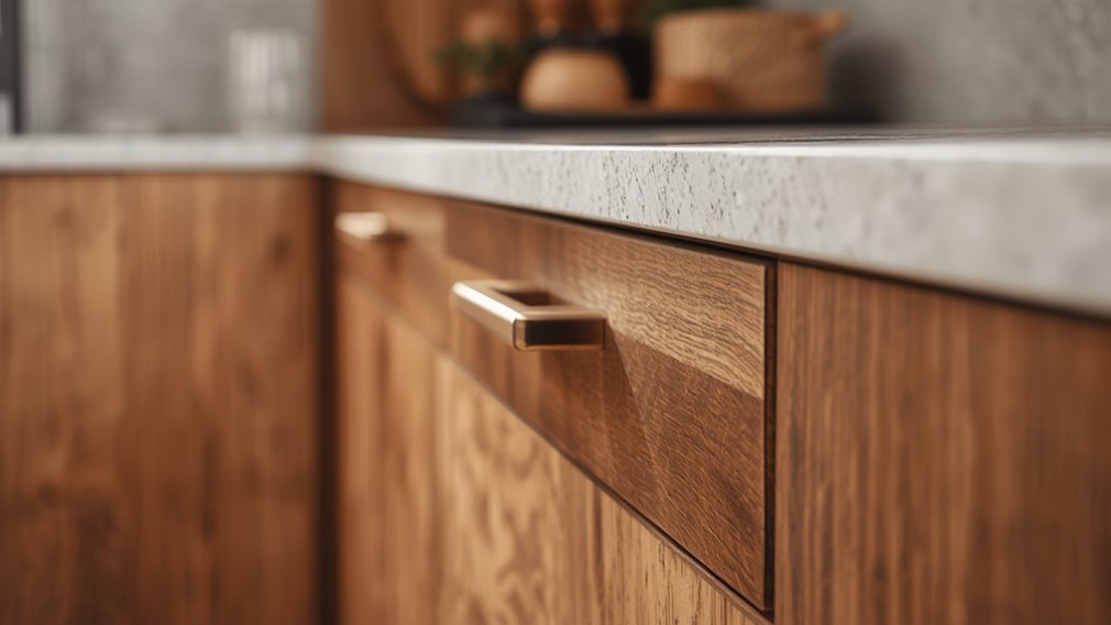 Mixed materials kitchen