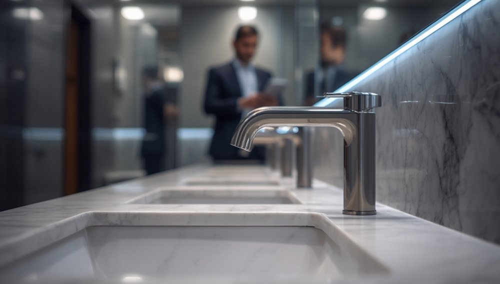 Touchless bathroom faucets - Illustration 1