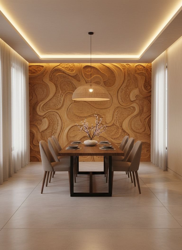 Artisanal Teak Mosaic - Illustration 3