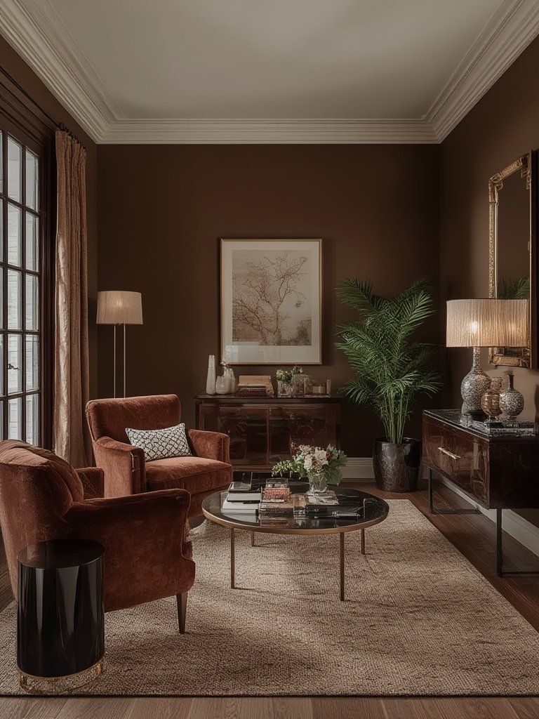 Chocolate Brown Maximalism: 7 Amazing Ways to Transform Your Home (Proven Guide) 4 Chocolate Brown Maximalism - Illustration 3