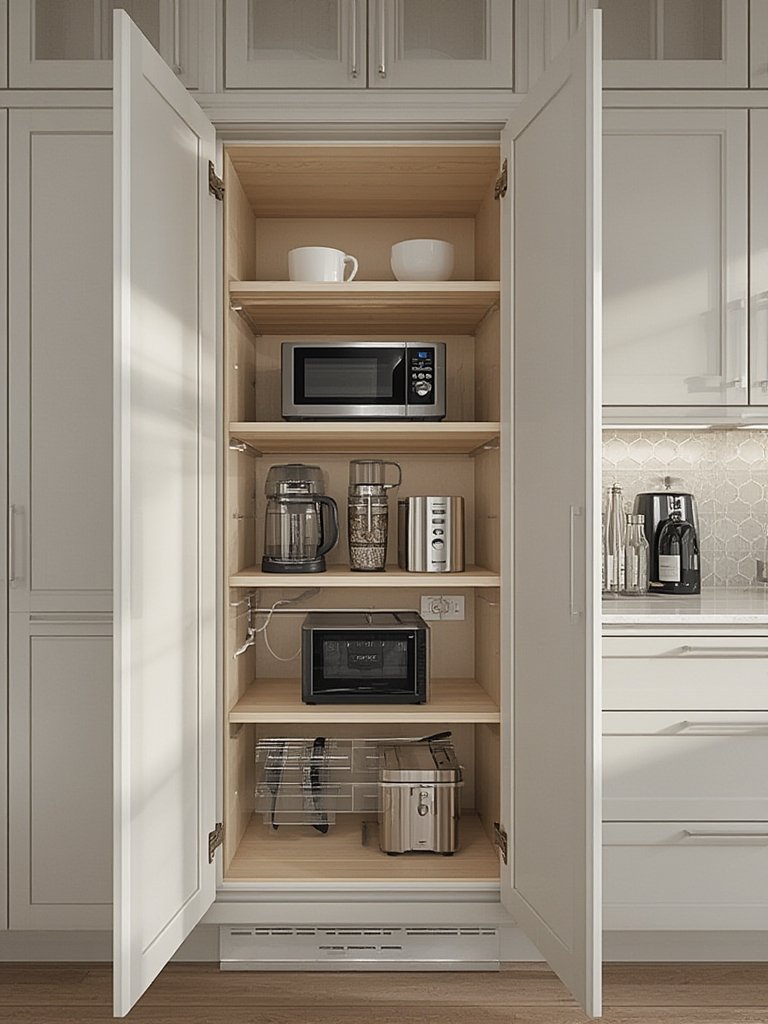 Integrated Appliance Garage - Illustration 2