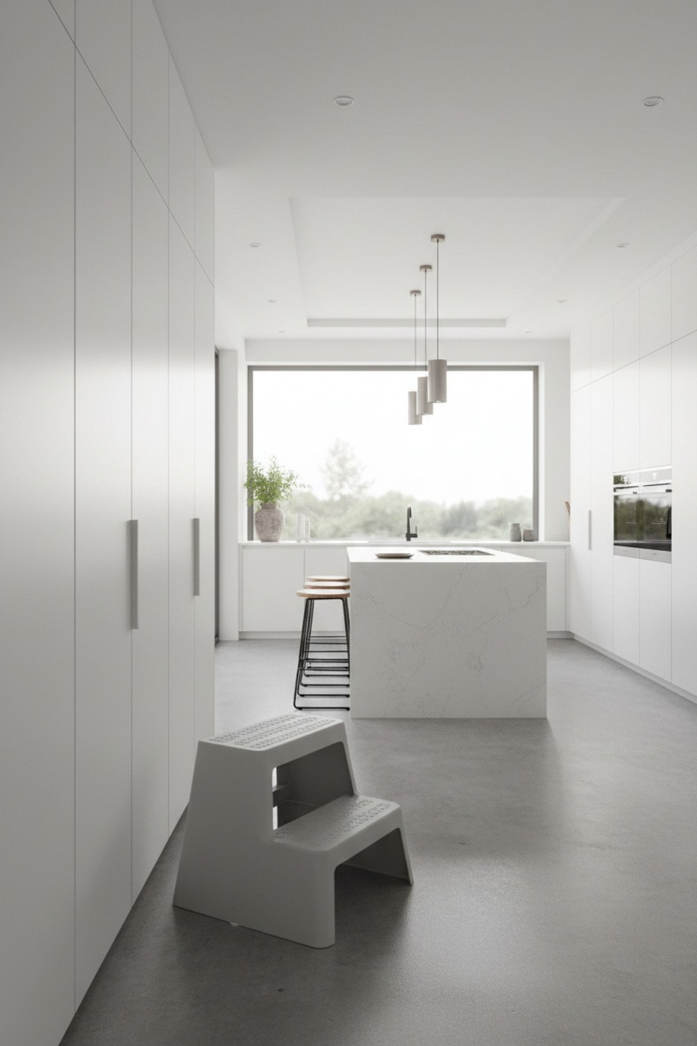 2-step stool display