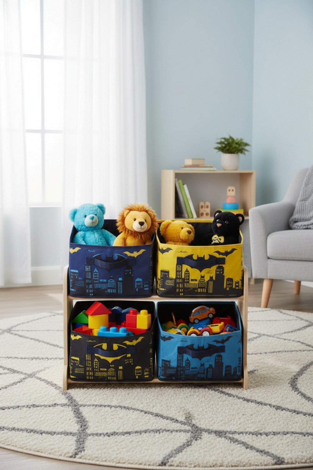 Batman Toy Organizer display