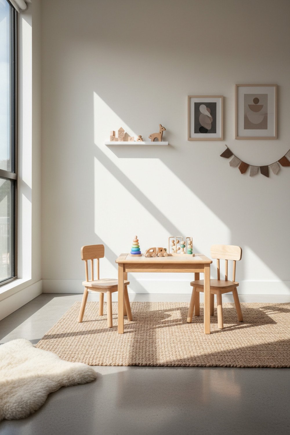 Toddler table display