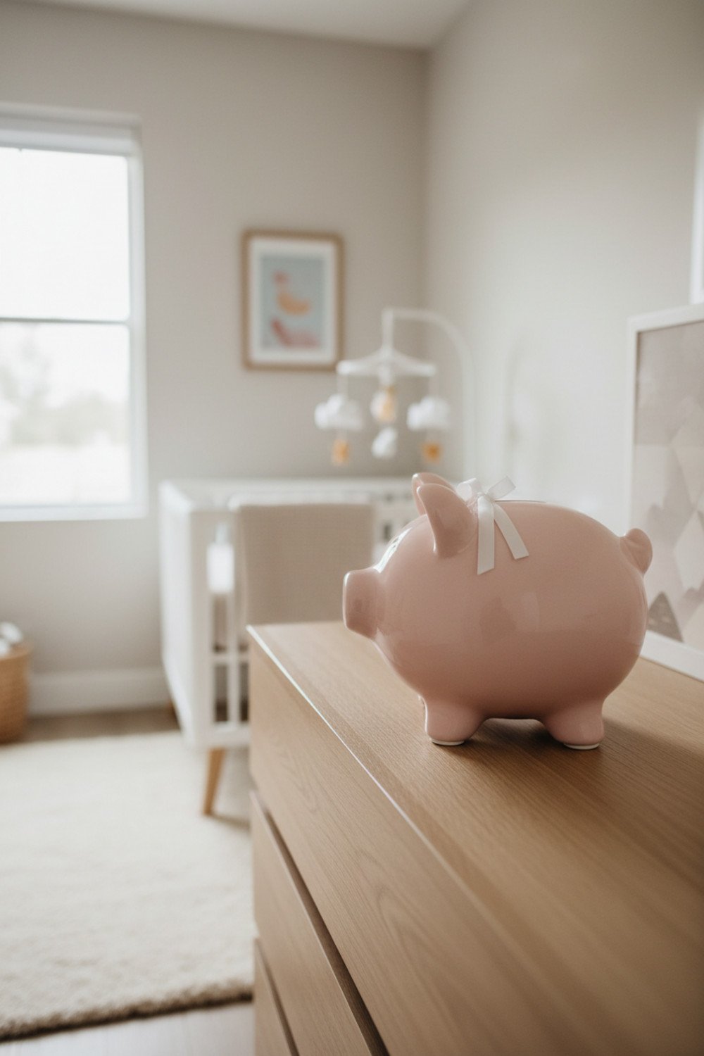 baby piggy bank display