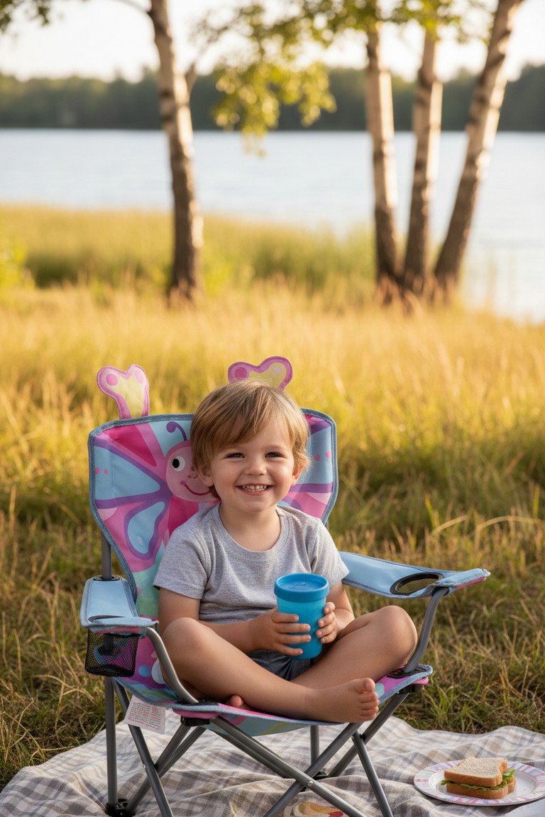 Top-Rated Kids Camp Chair: Melissa & Doug Review 2026 2 Close up of kids camp chair details