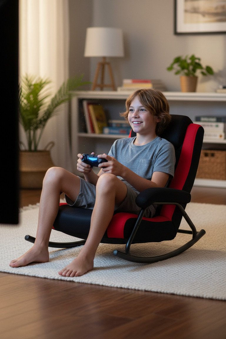 Close up of video rocker details