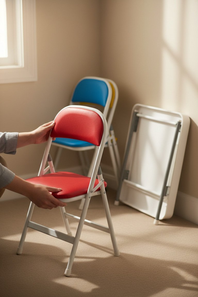 Close up of kids table details