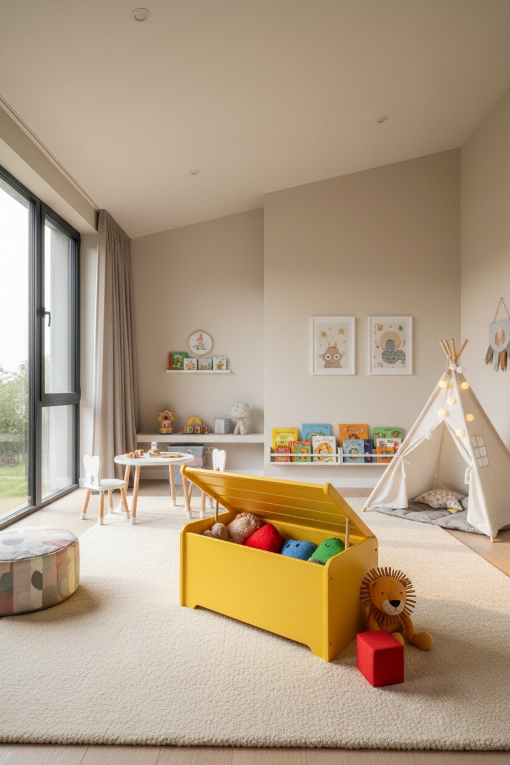 kids toy chest display