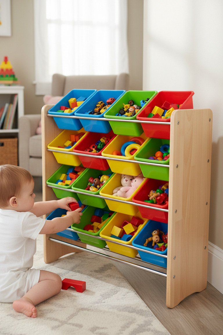 Organized Toy Storage: 16 Bins for Kids (2026 Guide) 2 Close up of toy storage details