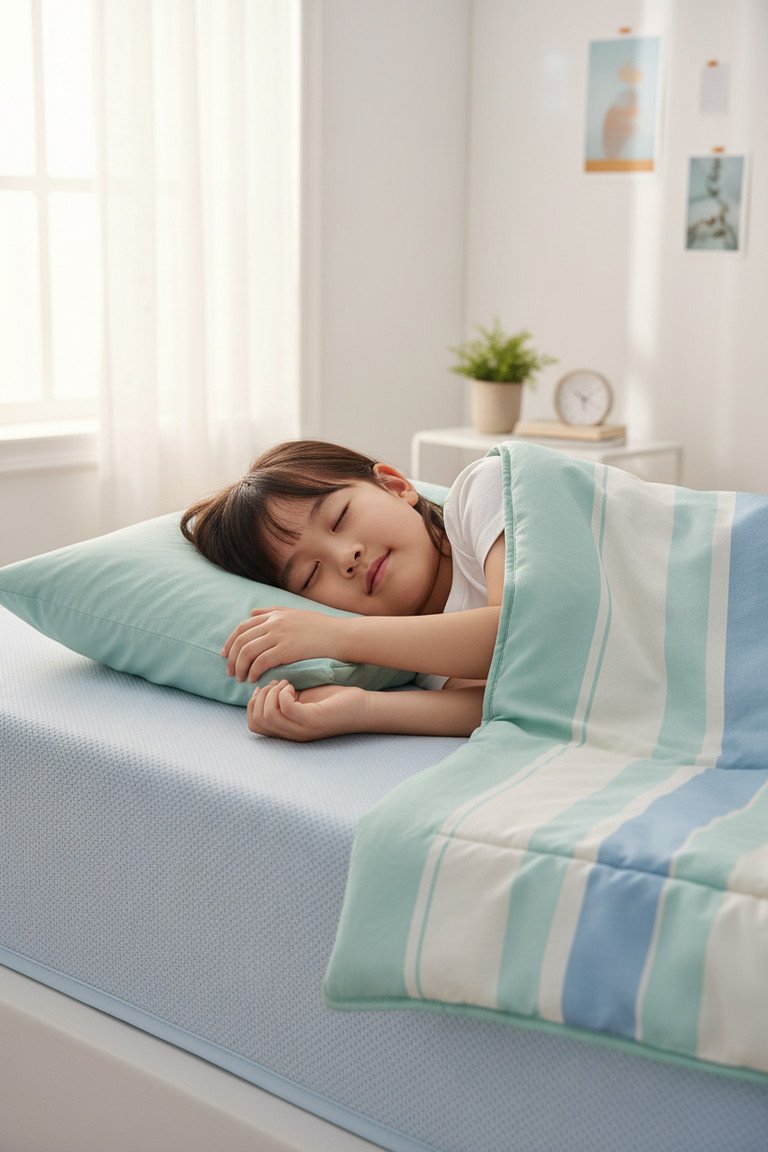 Close up of Kids Mattress details