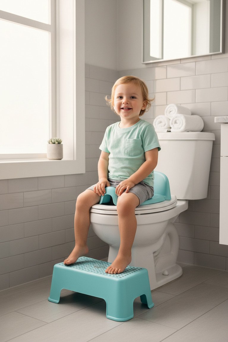 Close up of toddler step details