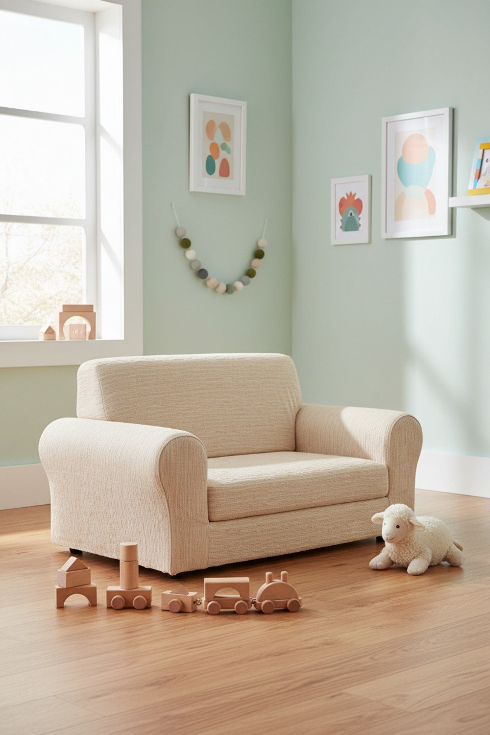 toddler couch display