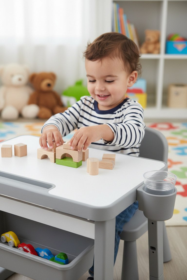 Space-Saving Kids Chair Desk With Storage: Reviewed (2026) 2 Close up of kids chair details