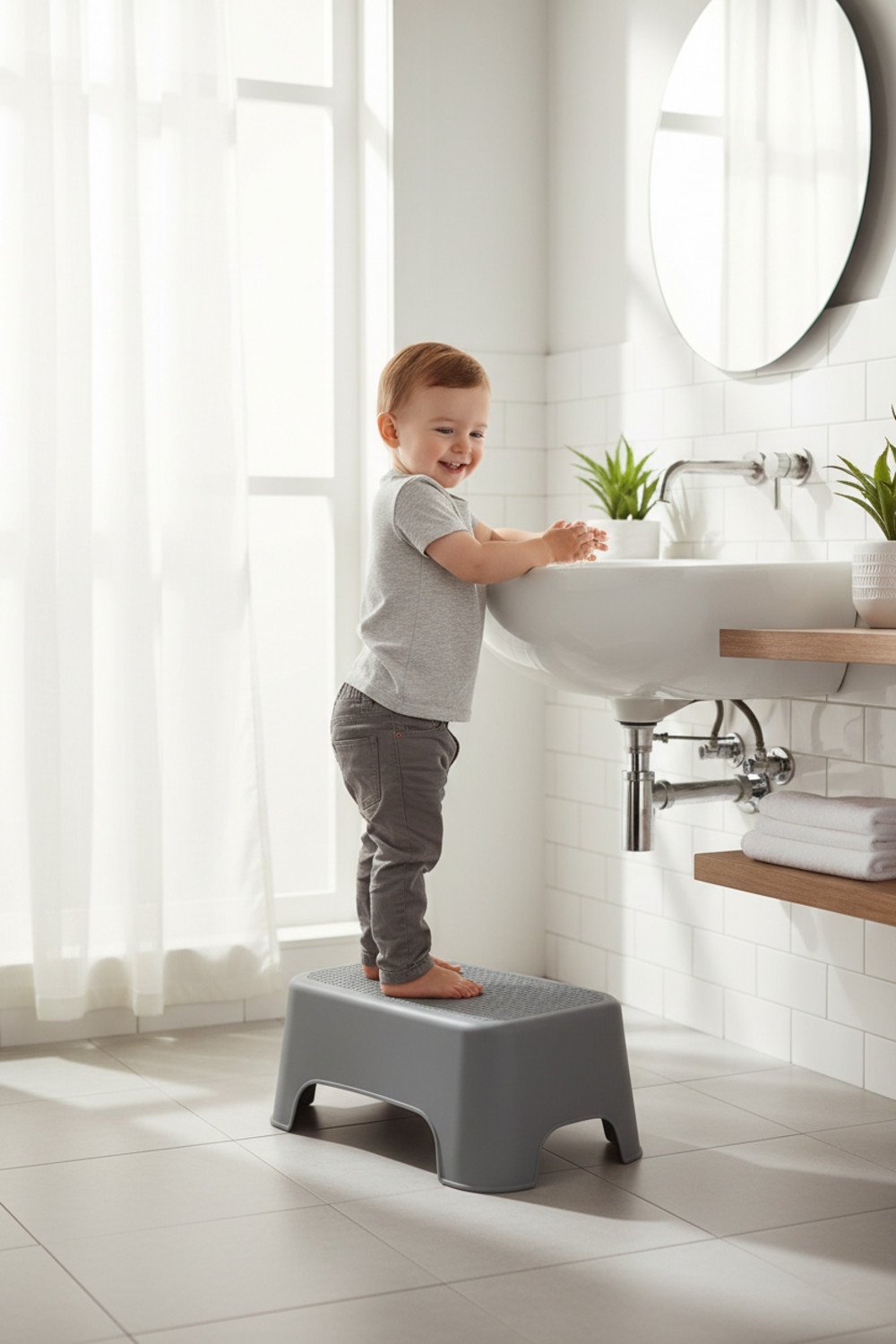 toddler step display