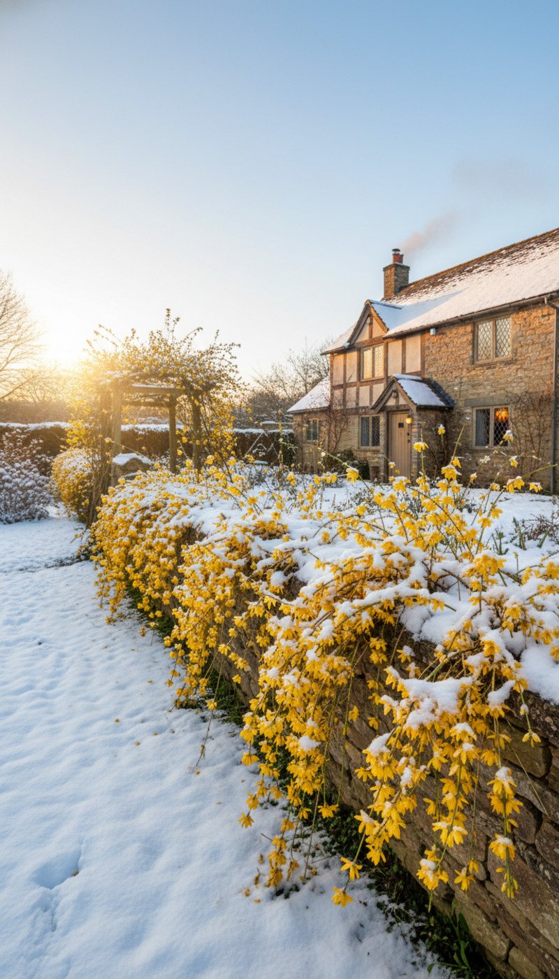 Winter-Flowering Jasmine - Illustration 1